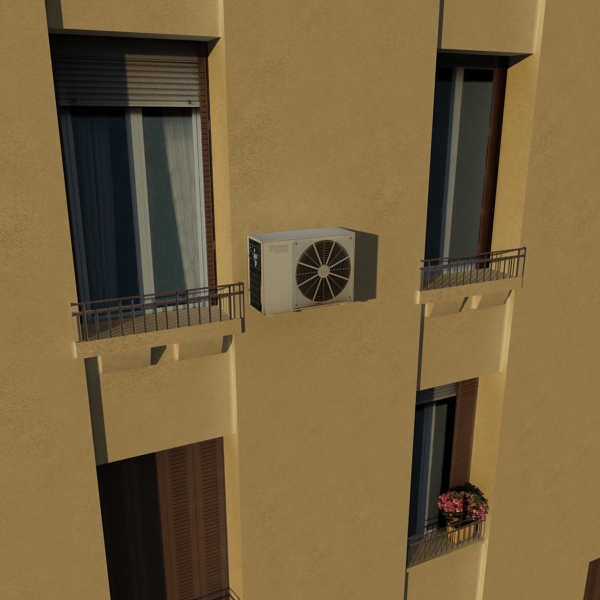 Building Collection 41-50 Low-poly 3D model_78