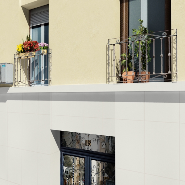 Building Collection 41-50 Low-poly 3D model_76