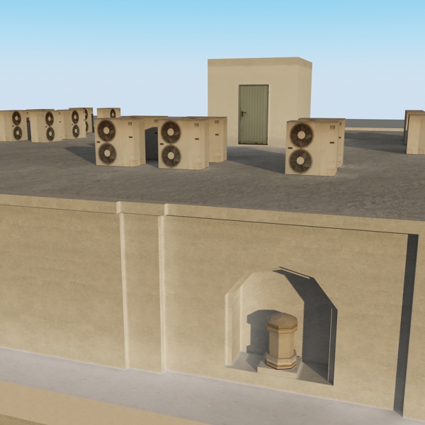 Building Collection 41-50 Low-poly 3D model_27