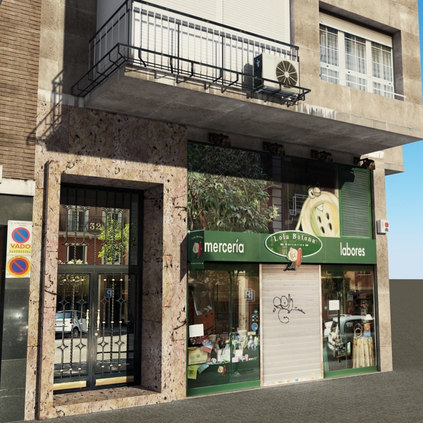 Building Collection 41-50 Low-poly 3D model_103