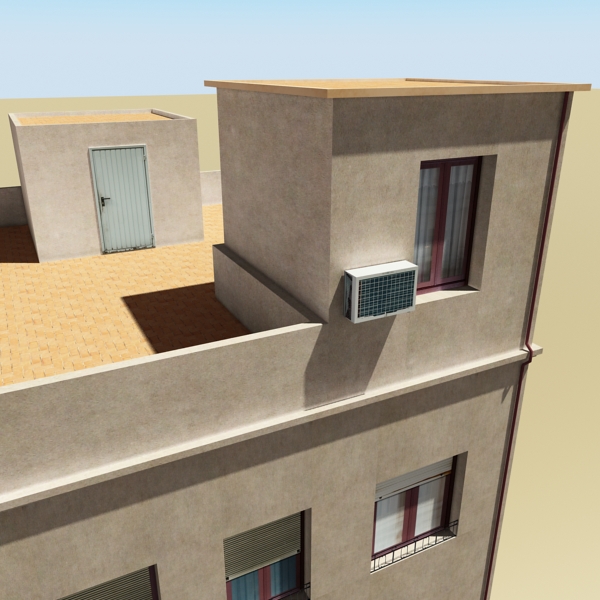 Building Collection 41-50 Low-poly 3D model_40