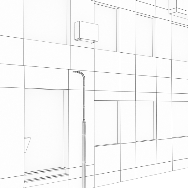 Building Collection 41-50 Low-poly 3D model_70