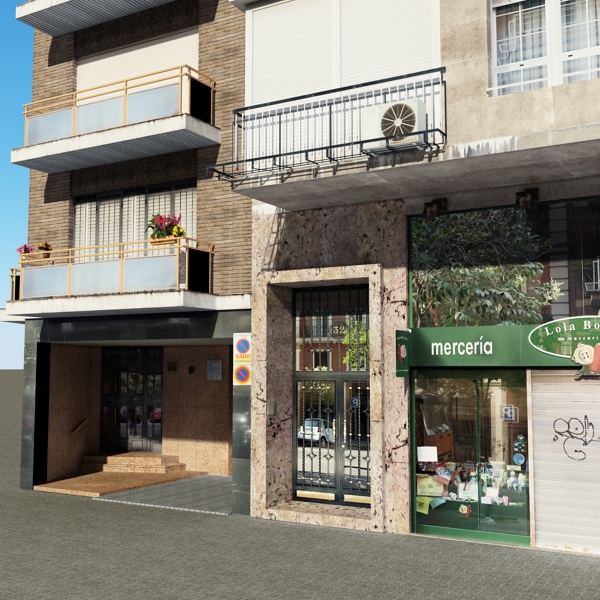 Building Collection 41-50 Low-poly 3D model_101