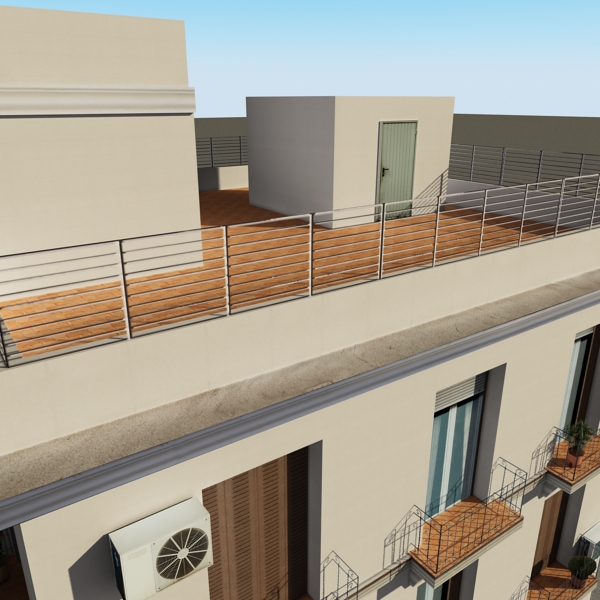 Building Collection 41-50 Low-poly 3D model_92