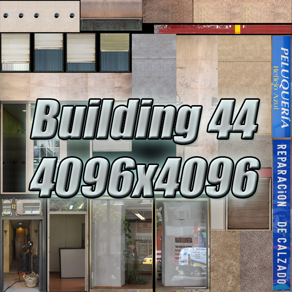Building Collection 41-50 Low-poly 3D model_138