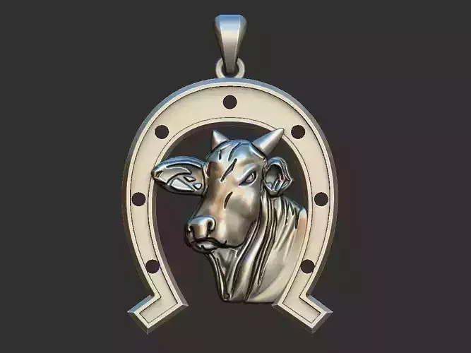Cattle Horseshoe Ox  3D print model