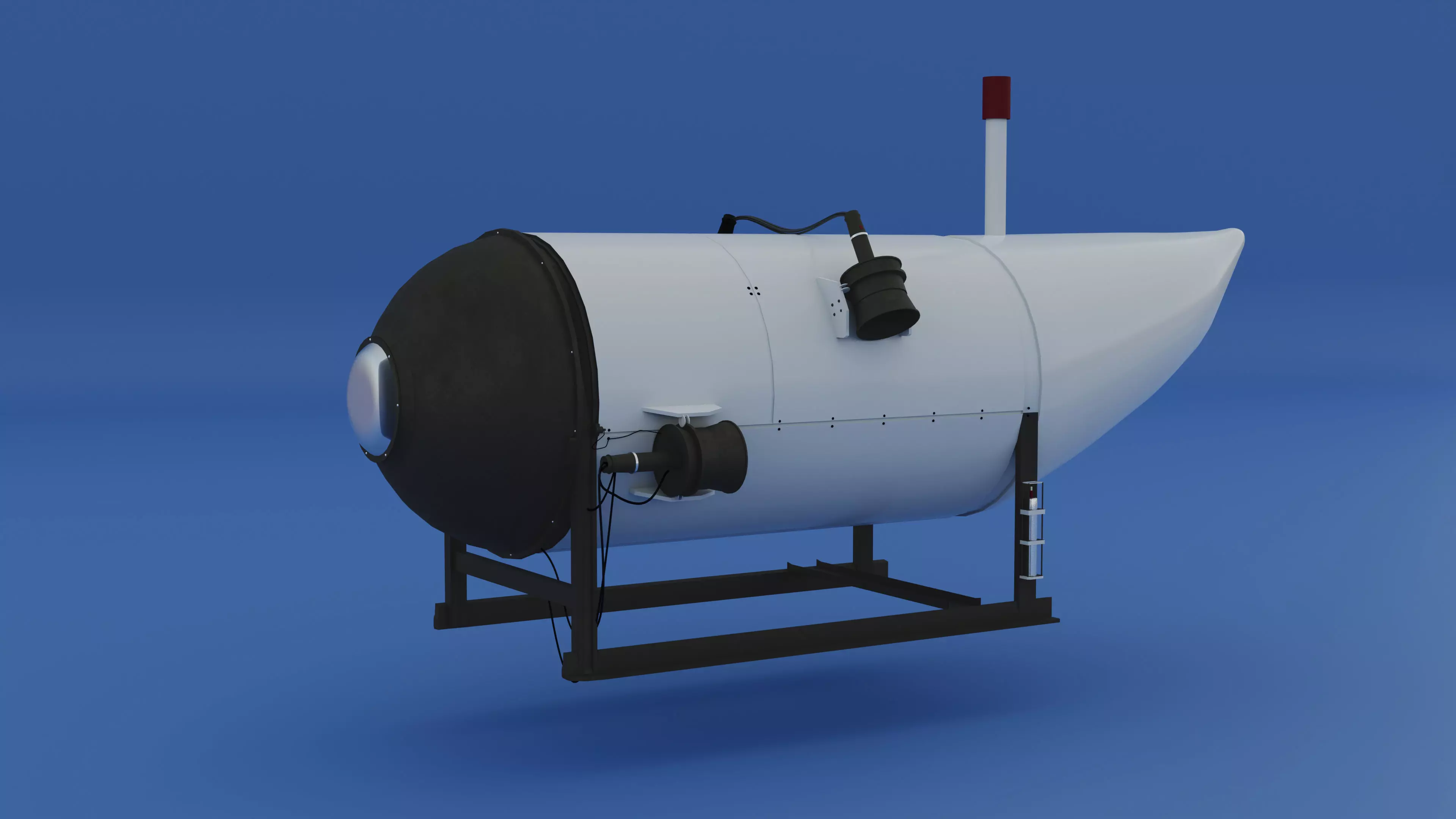Ocean Gate Titan Submarine 3D model_0