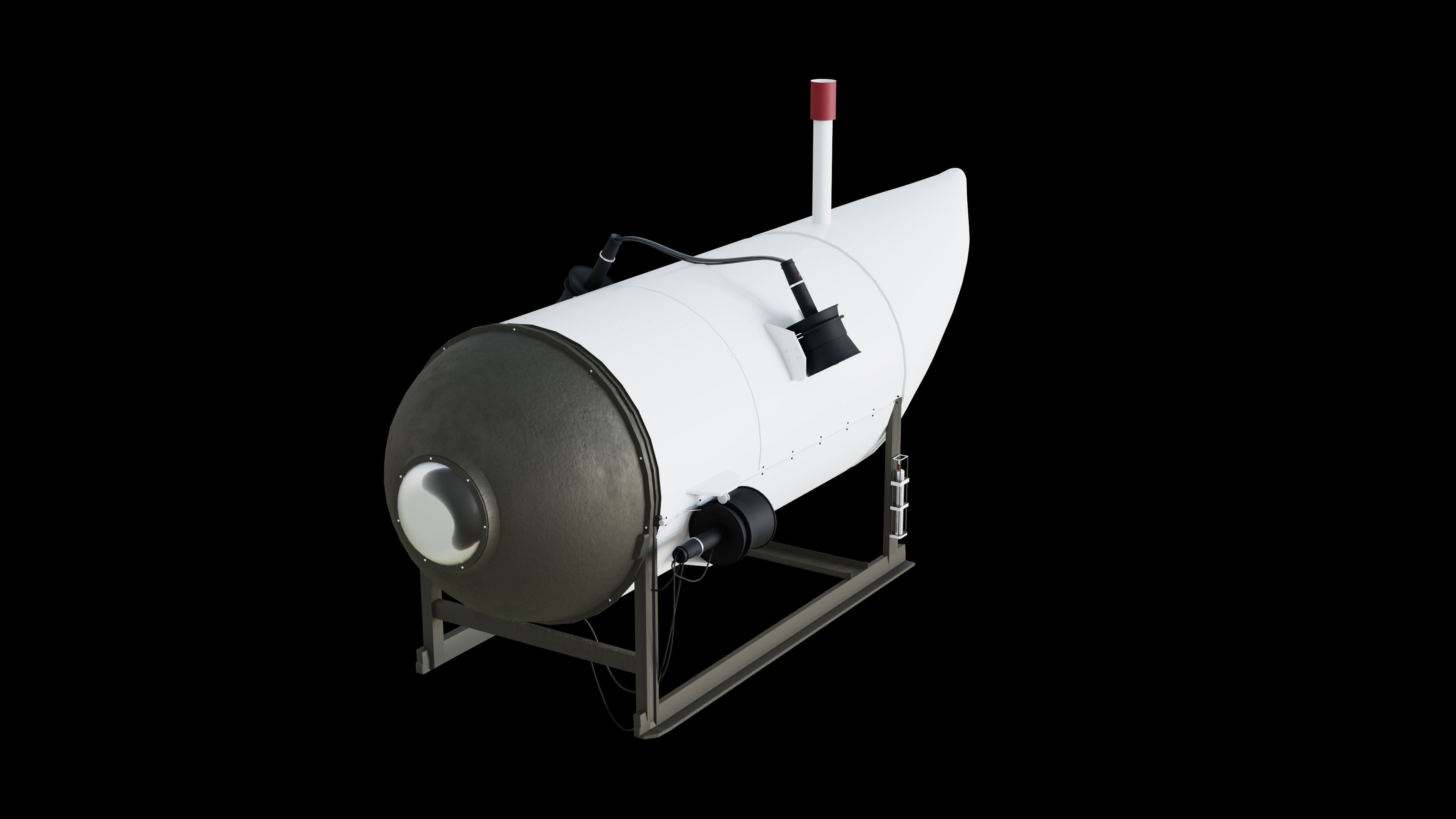 Ocean Gate Titan Submarine 3D model_2