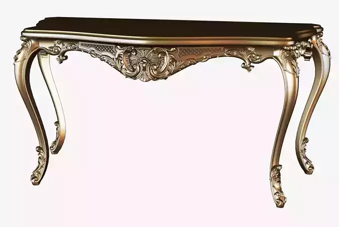 Carved console ornament for cnc 01