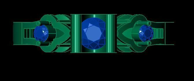 Solitaire ring 3D print model_12