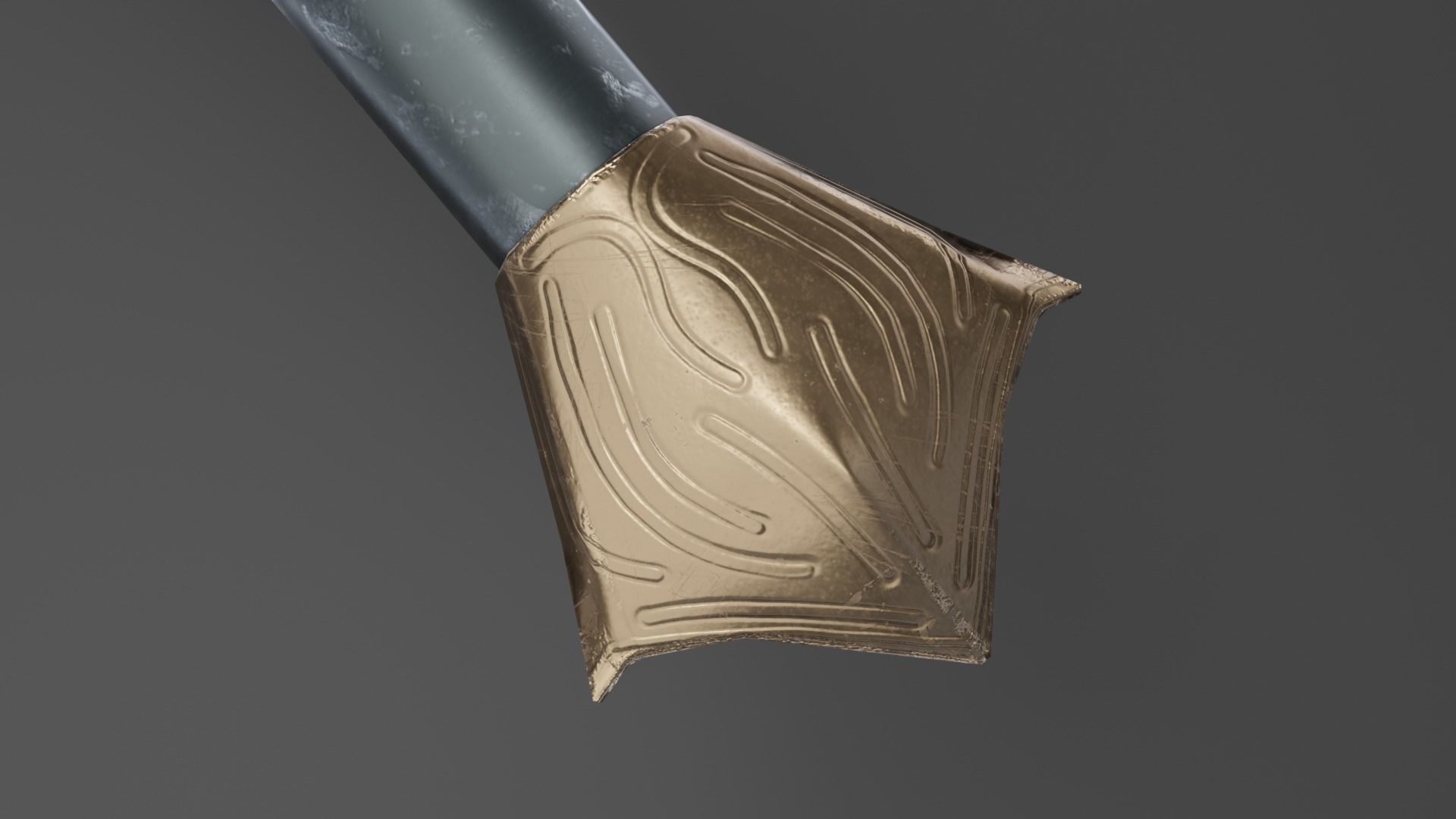 Hammer 08 Low-poly 3D model_6