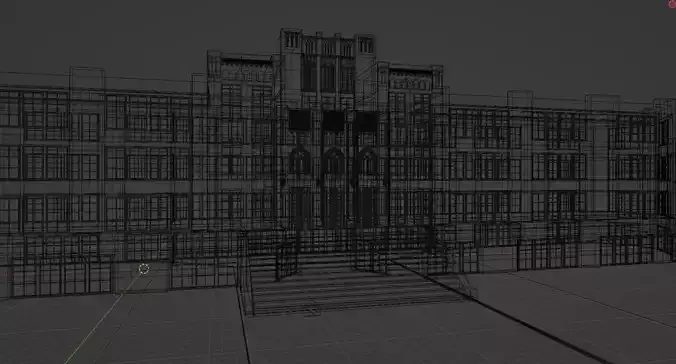 The university Free 3D model