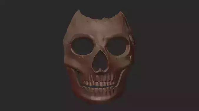 NEW PRINTABLE COD GHOST MASK STL 3D print model
