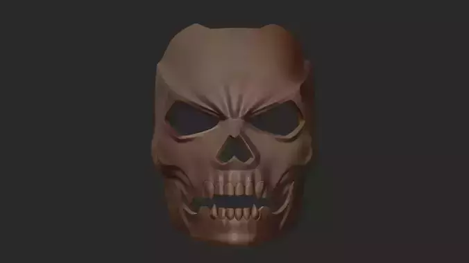 NEW PRINTABLE COD GHOST MASK STL 3D print model