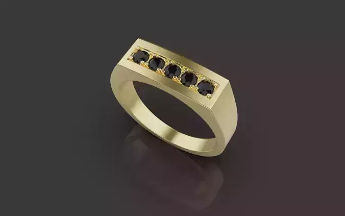 Men Rings 0063 3D print model