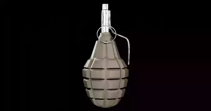 F-1 Grenade - made in Blender