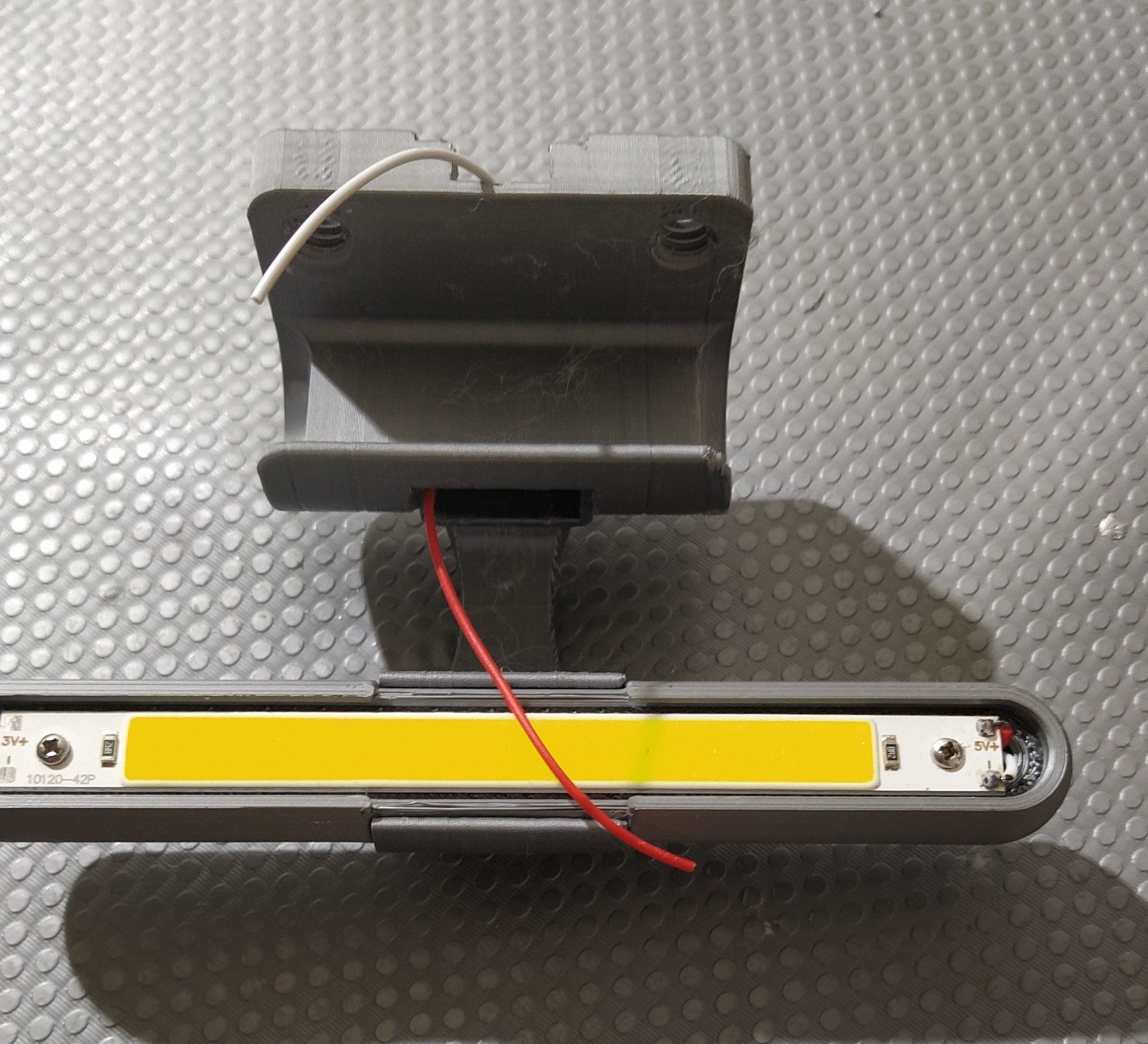 PC monitor light 3D print model_9