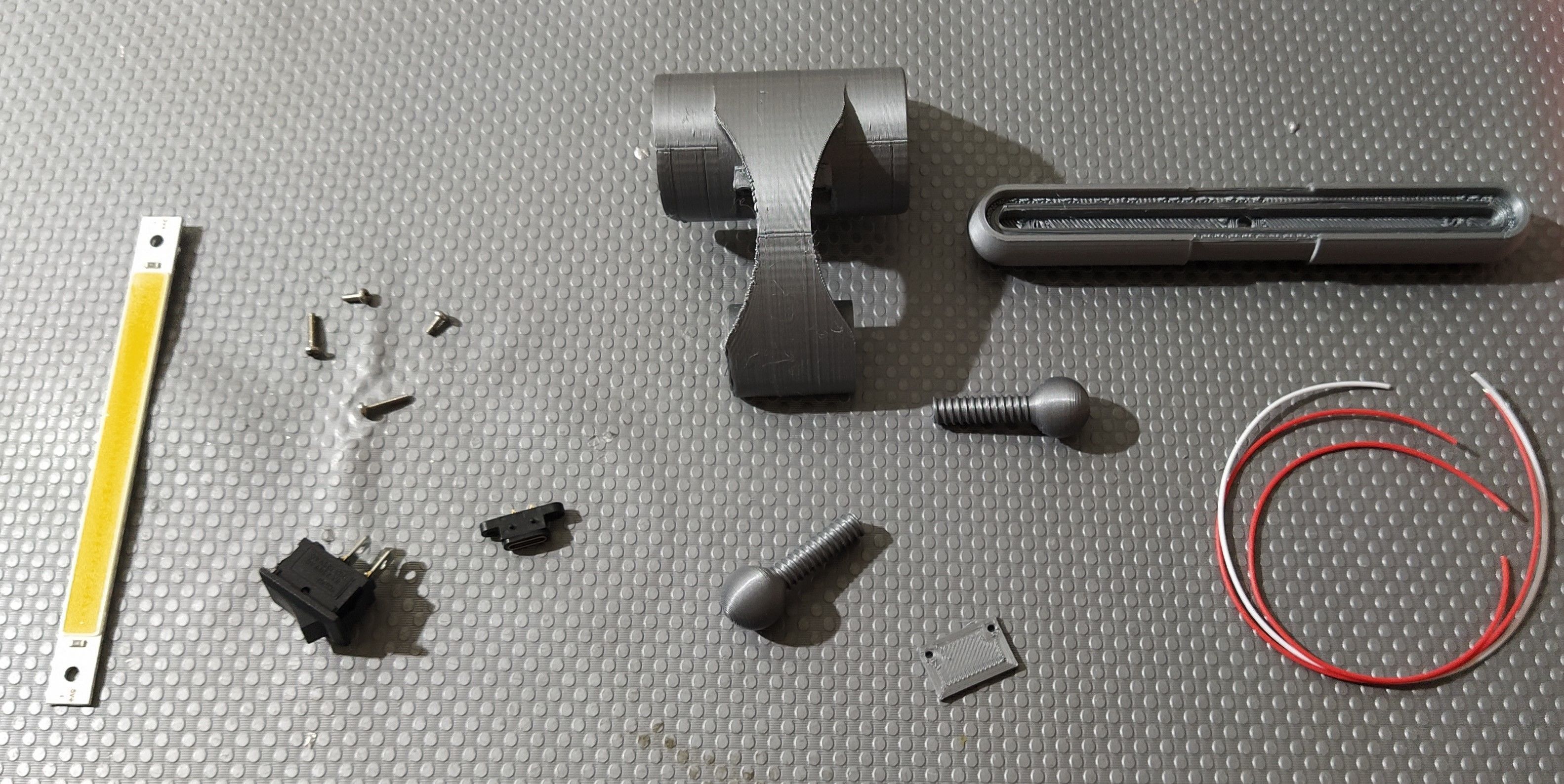 PC monitor light 3D print model_5