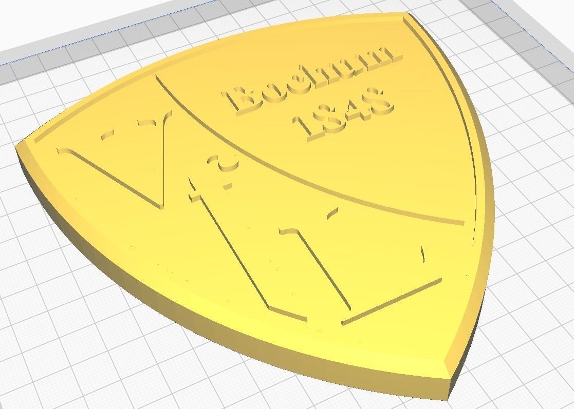 VFL Bochum Wall Sign 3D print model_8