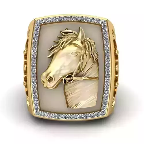The Horse Ring 3D print model