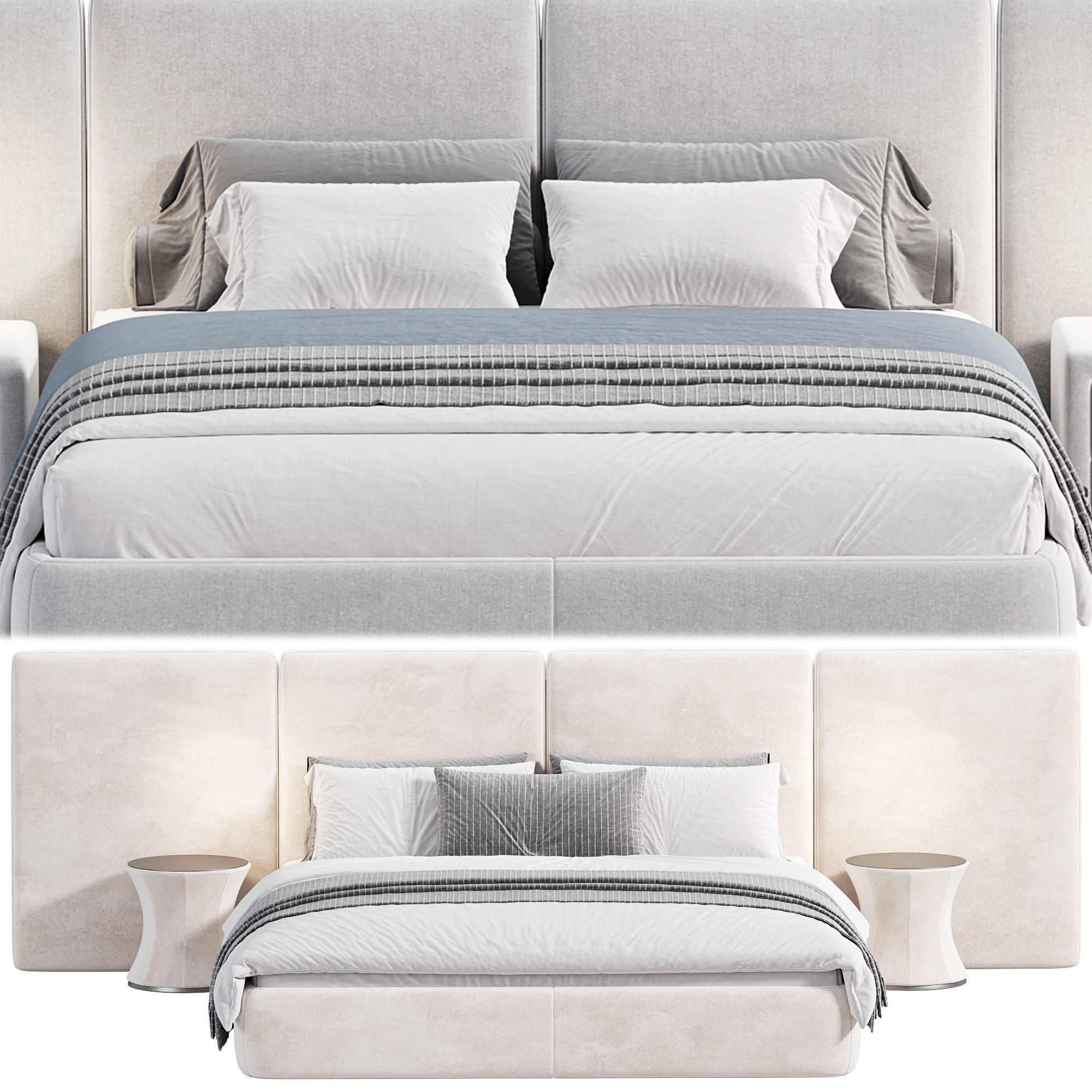 Legend Wing Bed 3D model_4