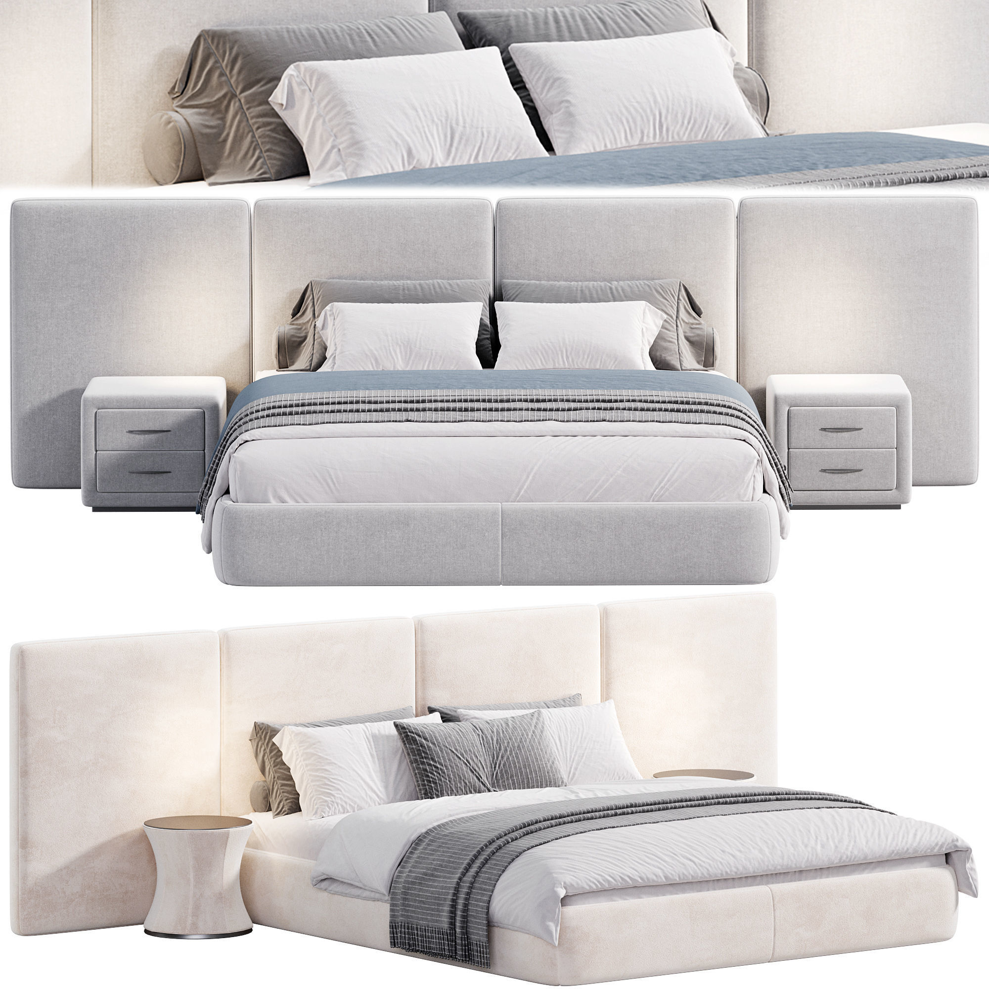 Legend Wing Bed 3D model_3