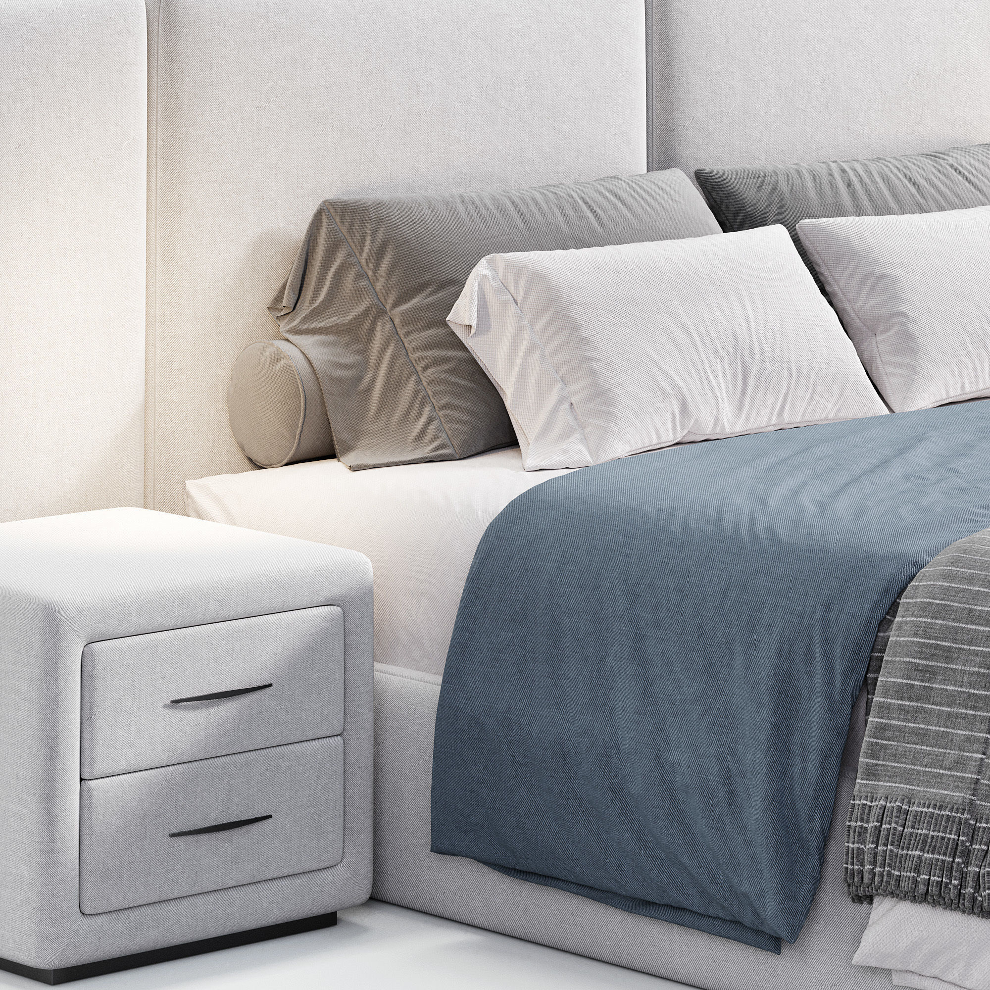 Legend Wing Bed 3D model_2