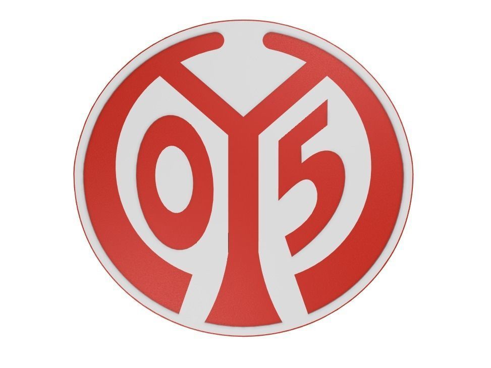 Mainz 05 Wall Sign 3D print model_1