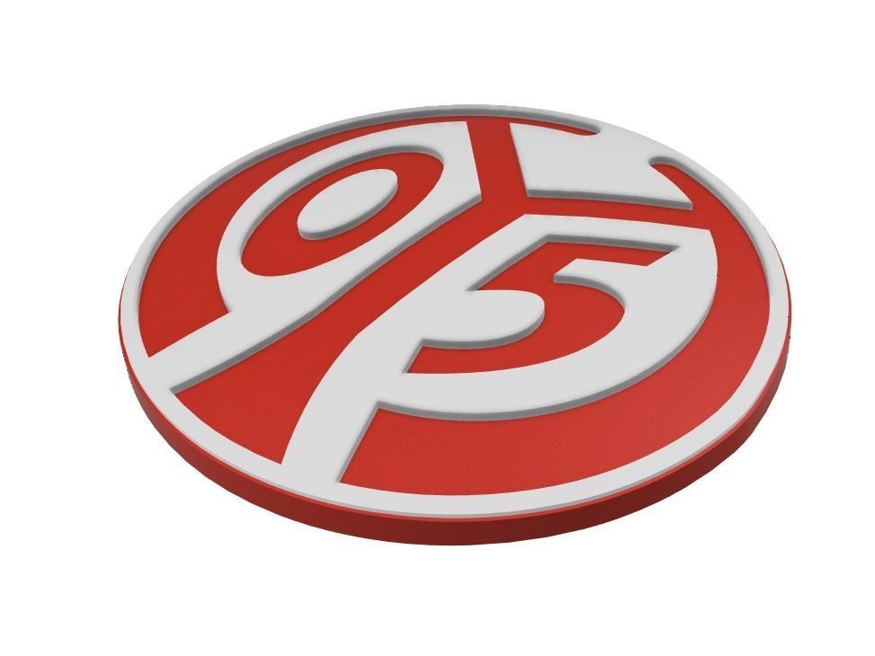 Mainz 05 Wall Sign 3D print model_2