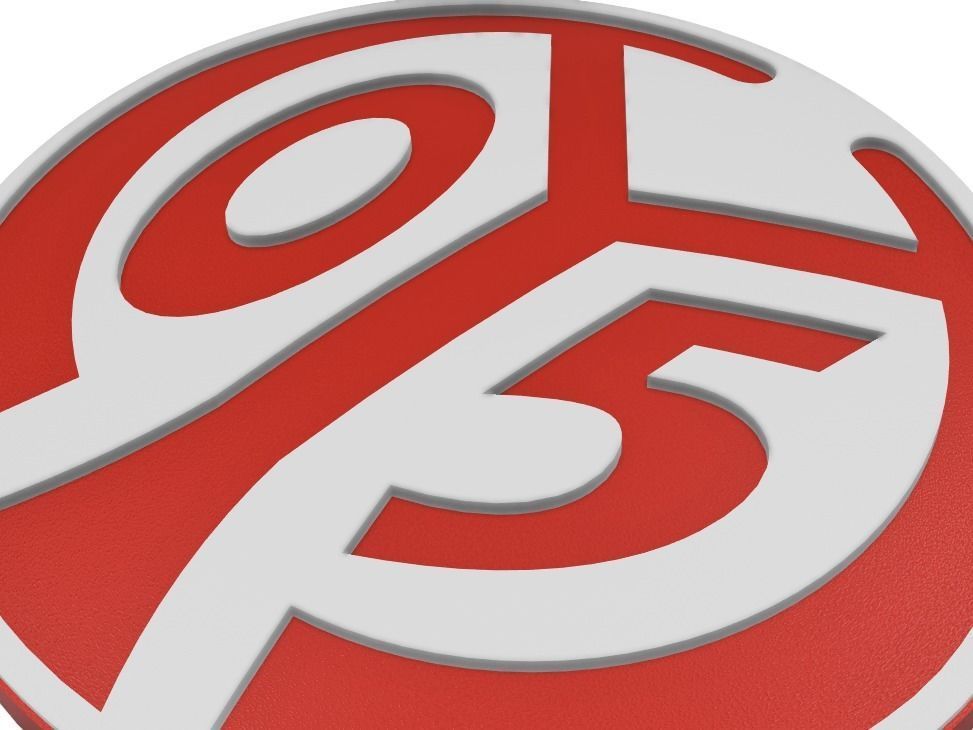 Mainz 05 Wall Sign 3D print model_4