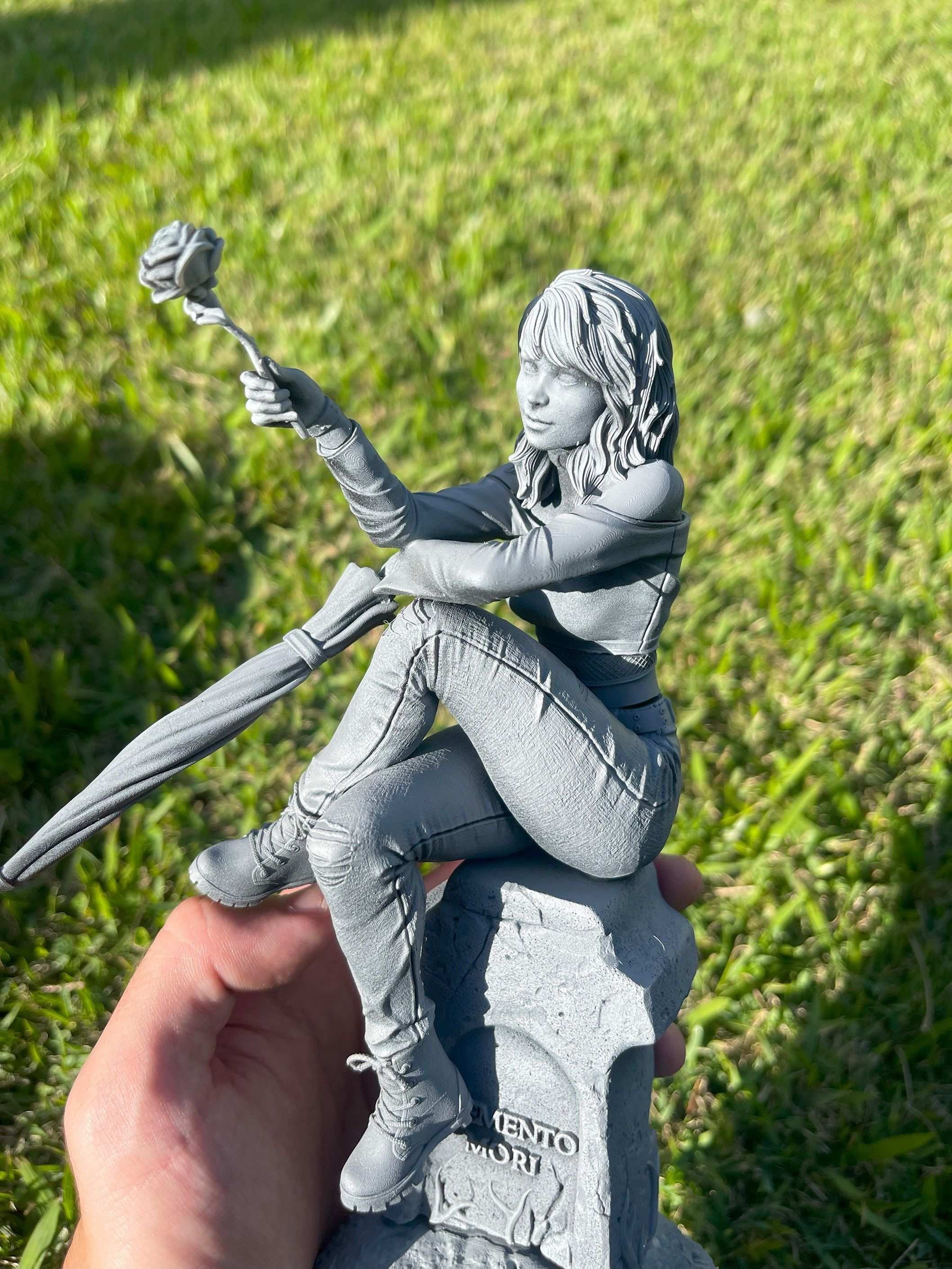 death statue 3D print model_12