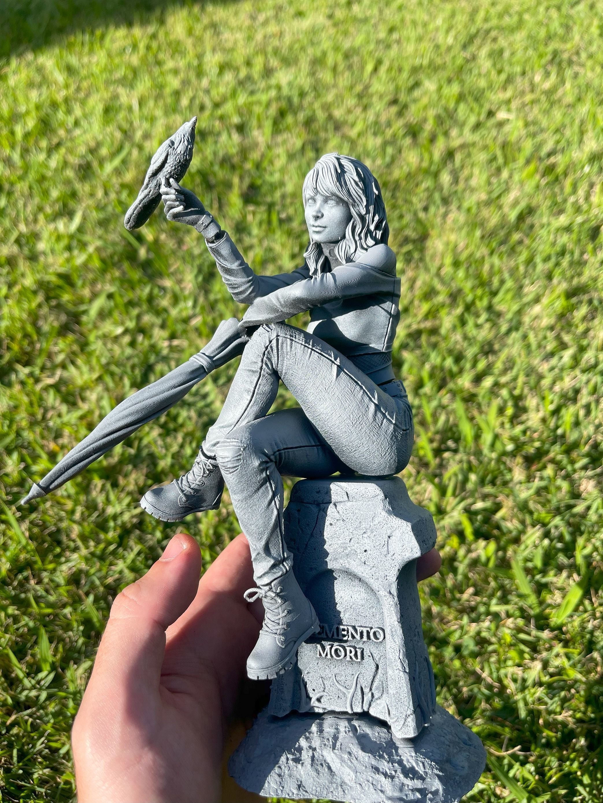 death statue 3D print model_11