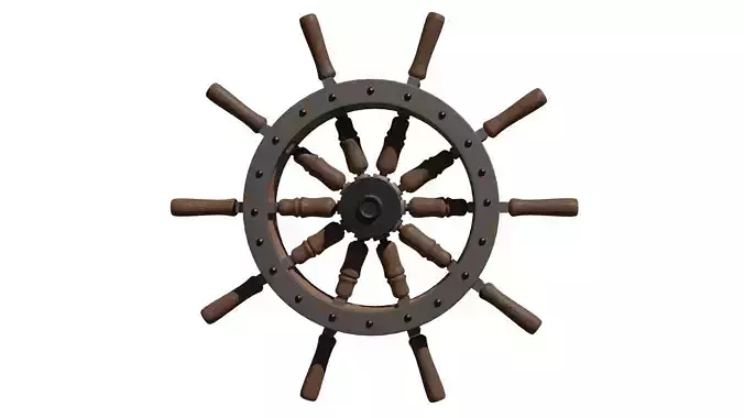 Boat steering wheel