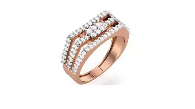 Mens Groom Gents Diamond Ring 3dm stl obj mtl 3mf glb