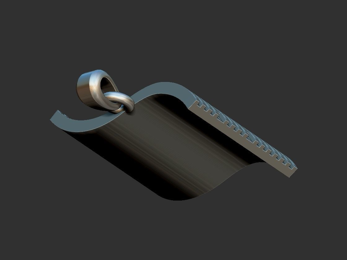 Copan Pendant 3D print model_3