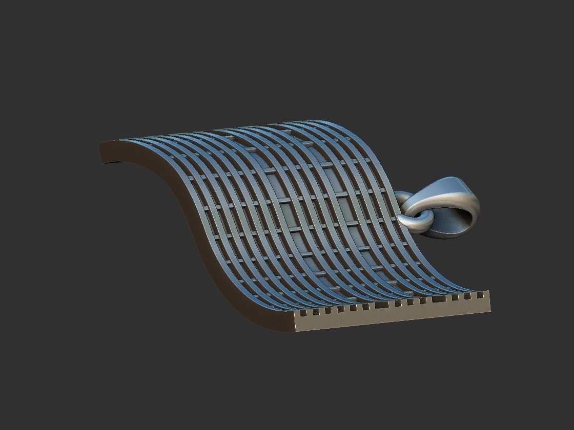Copan Pendant 3D print model_7
