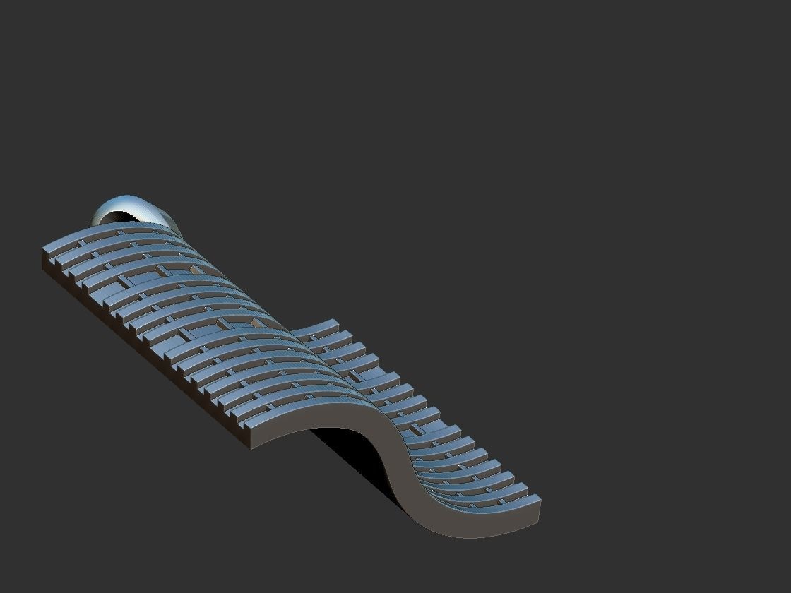 Copan Pendant 3D print model_2