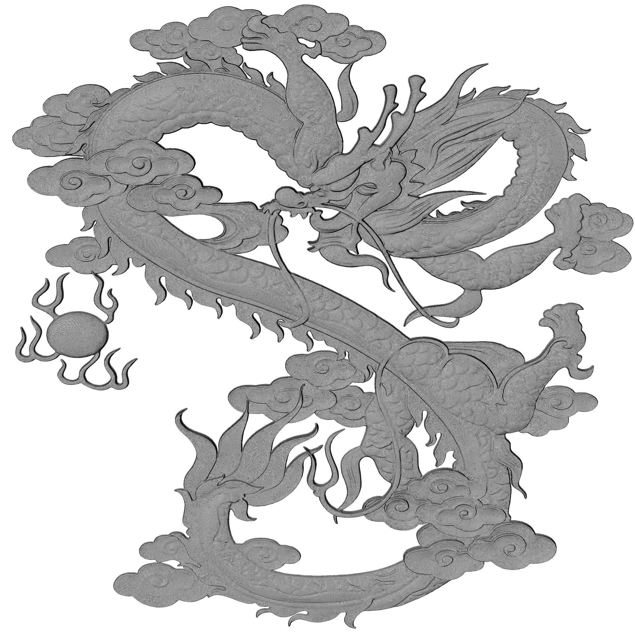 Dragon Ornament Vol 05-2 3D model_8
