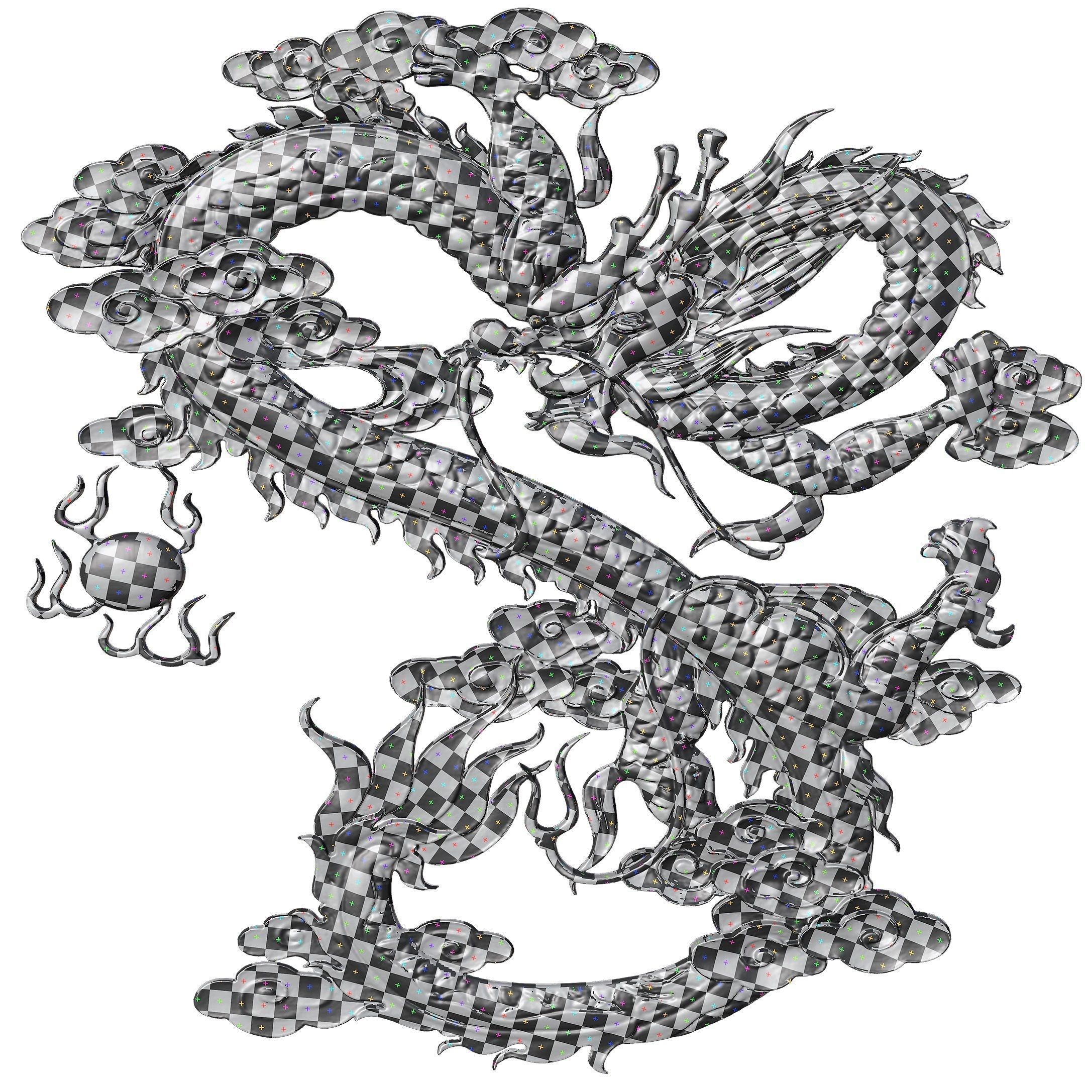 Dragon Ornament Vol 05-2 3D model_7