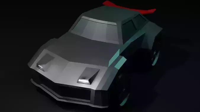 A LOW-POLY SPORT CAR