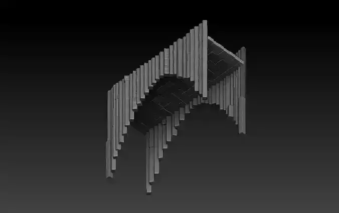 basalt pillar arch bridge