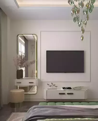 Dressing table and tv table 3D print model