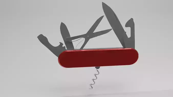 Swiss Army Knife 3D model