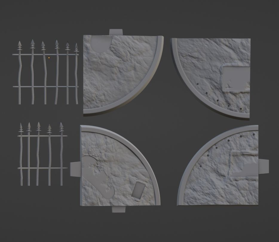 Zombie 3D print model_4