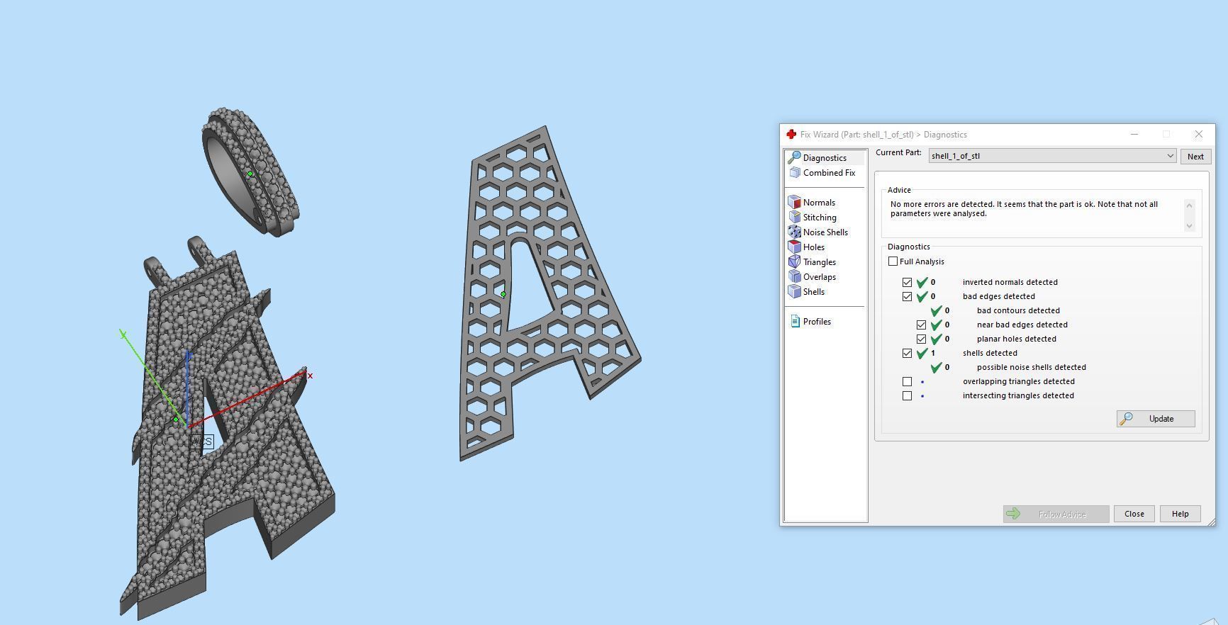 Claw Font A 3D print model_11