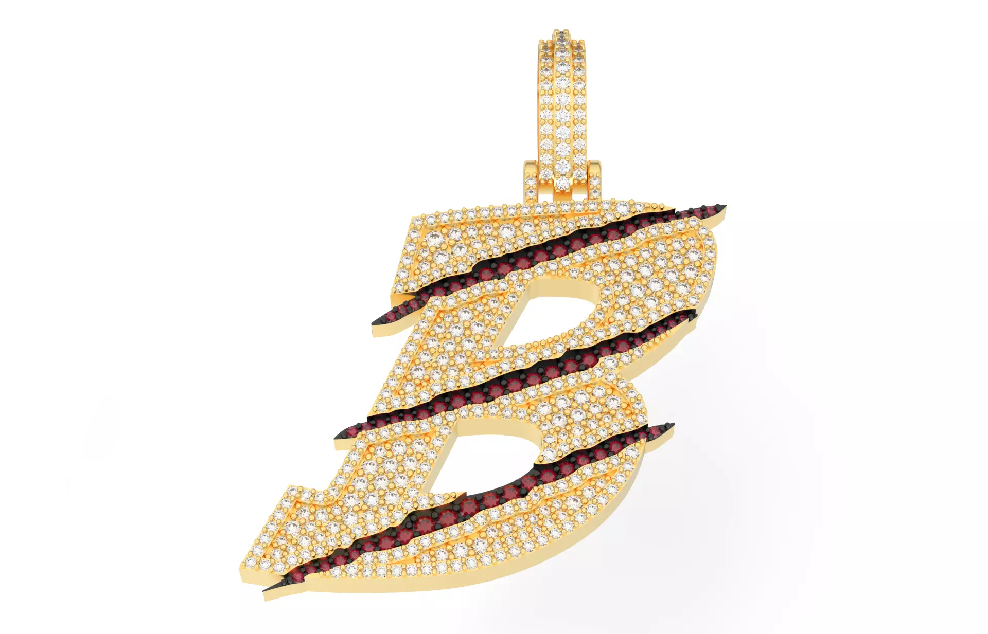 Claw Font B 3D print model_0