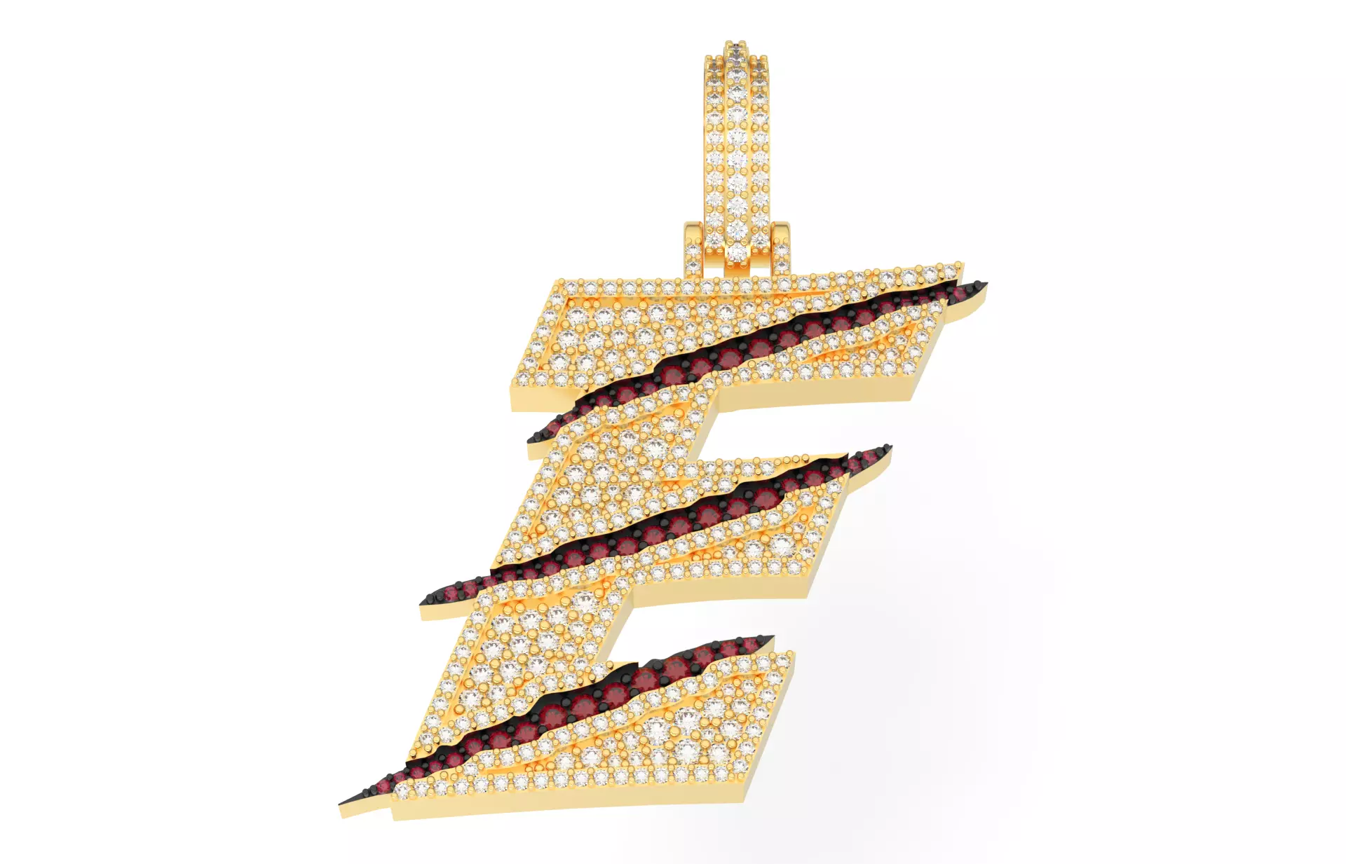 Claw Font E 3D print model_0