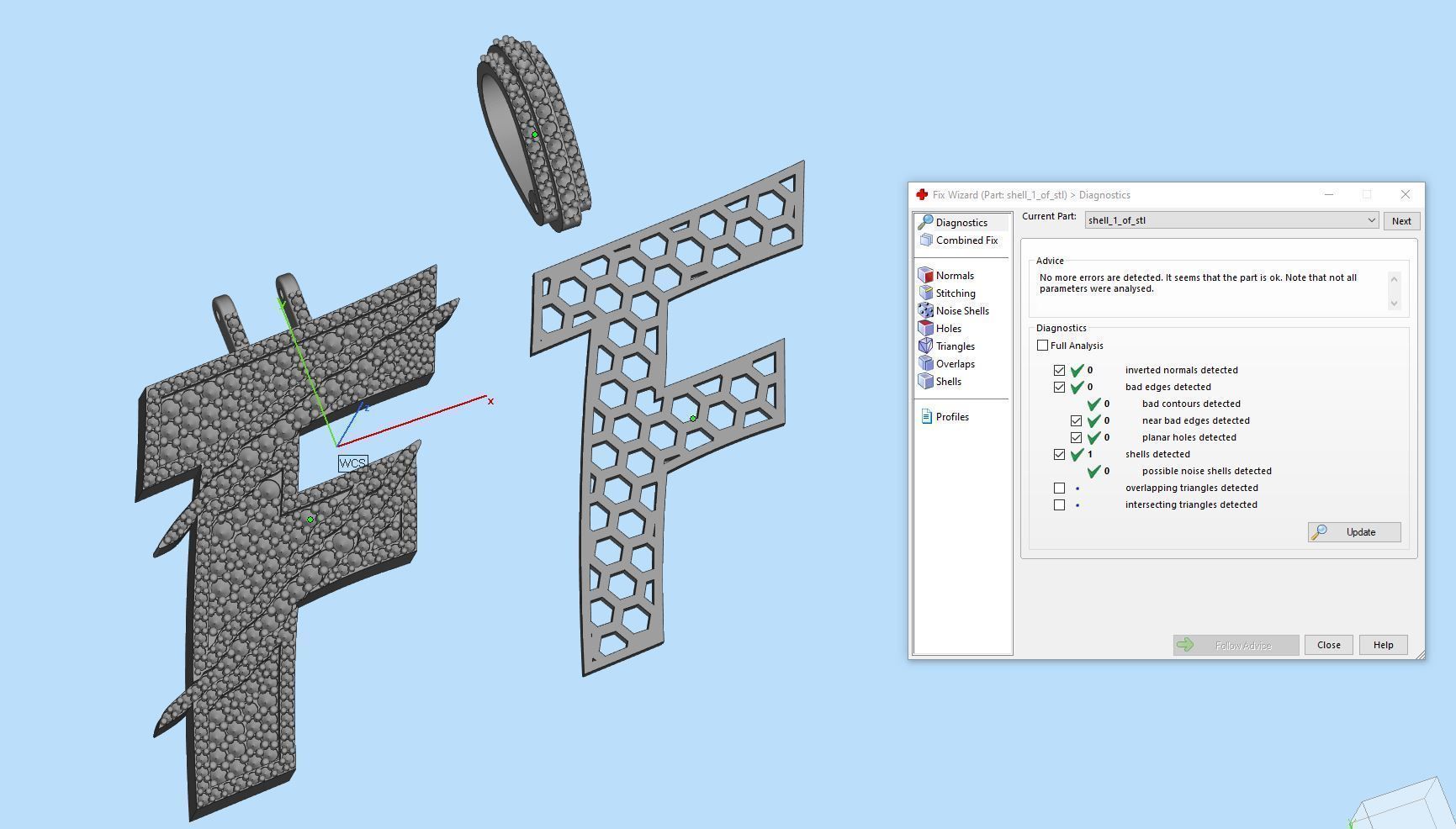 Claw Font F 3D print model_2