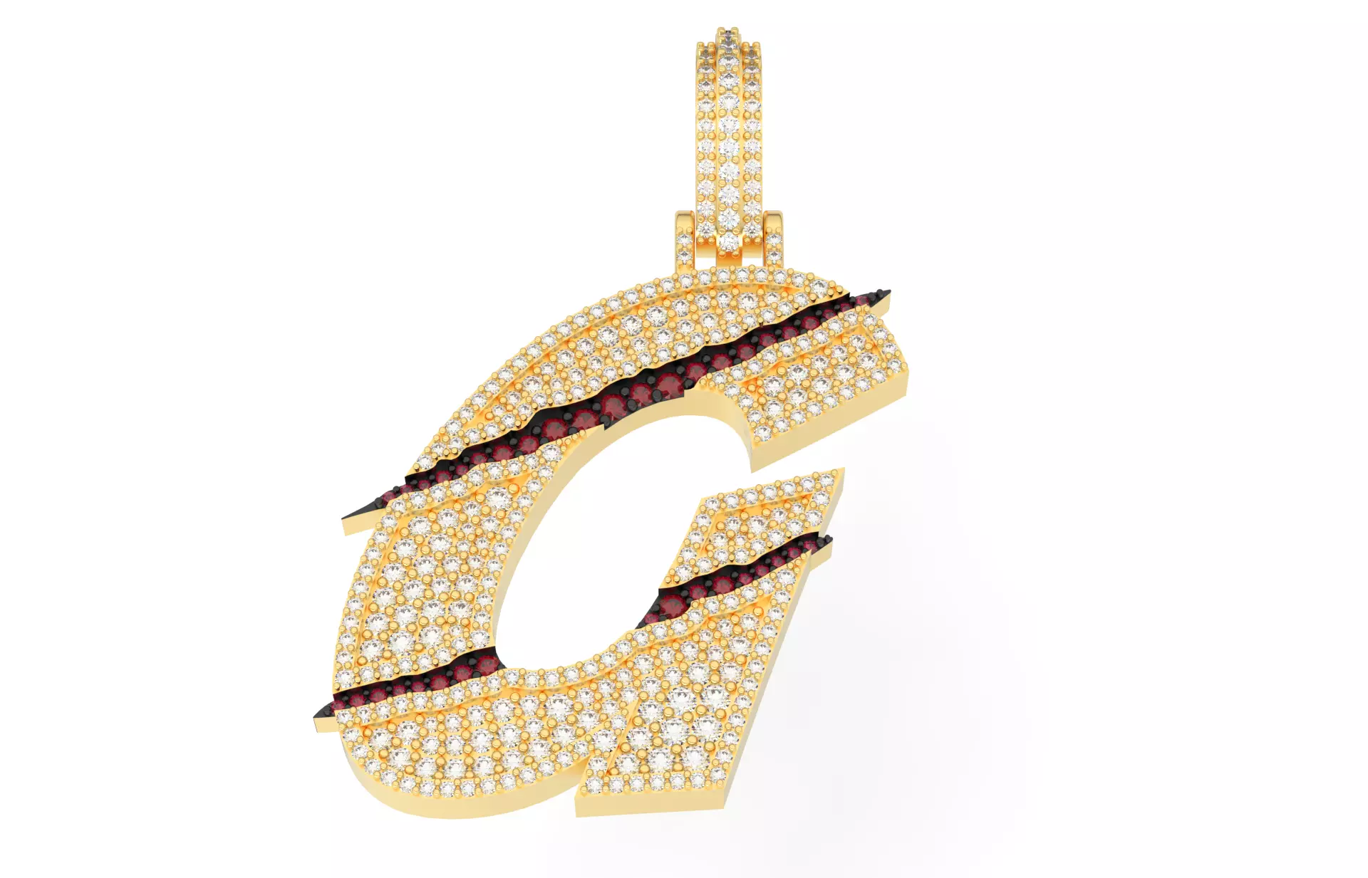 Claw Font G 3D print model_0