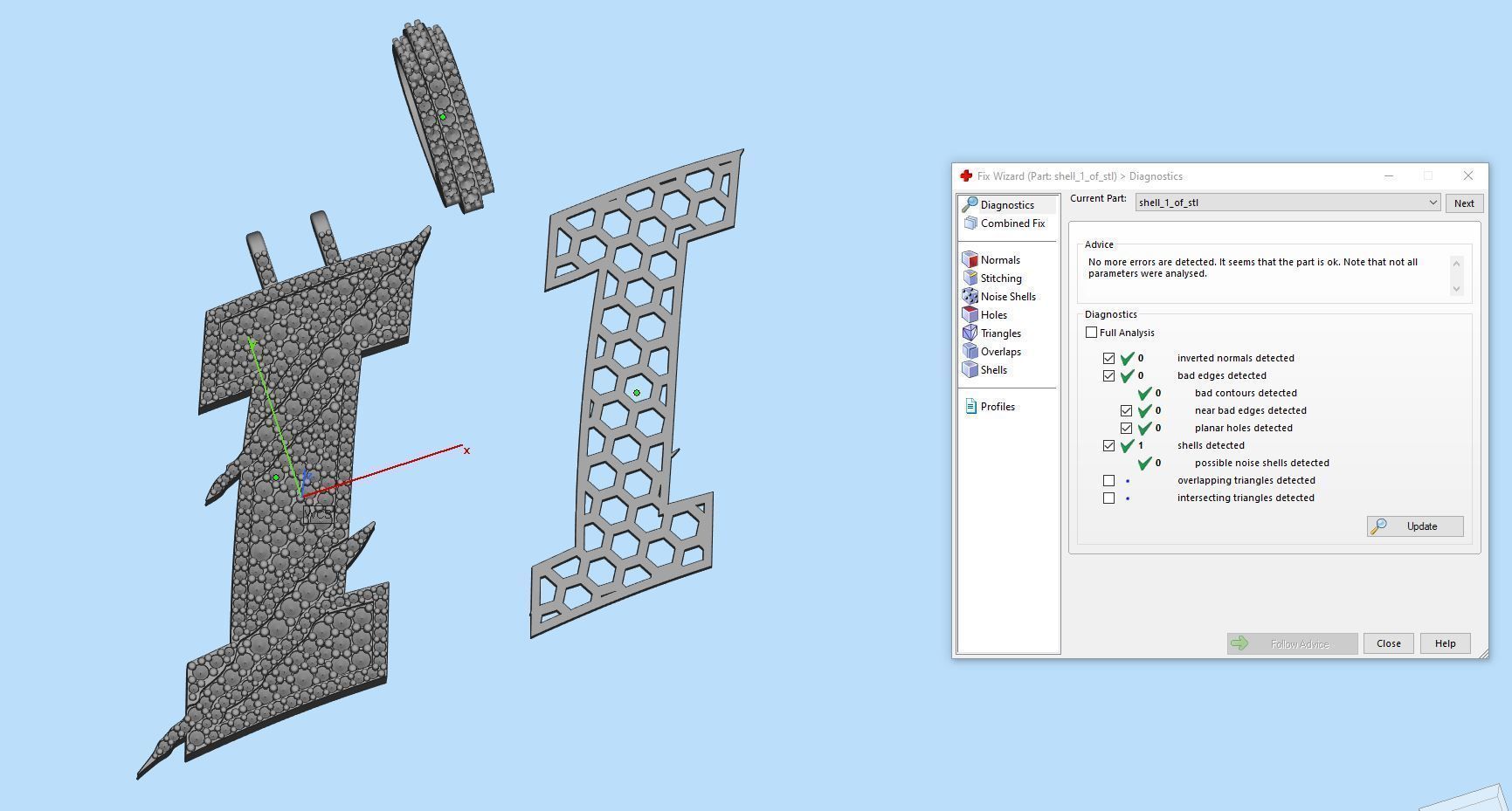 Claw Font I 3D print model_2
